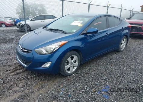 2013 Hyundai Elantra Gls from USA, damaged, VIN KMHDH4AE8DU971690